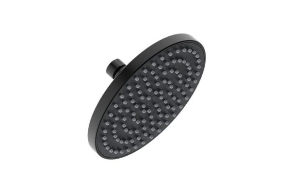 PLUS (1038) Shower Rose 200mm (ABS) -MBLK