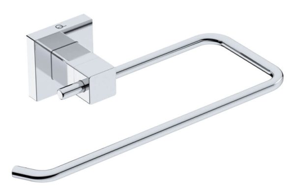 2441 ELEMENTAL Towel Ring OPEN -CHRM