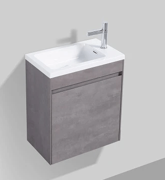 ENZO 540mm - SINGLE DOOR & BASIN CONCRETE