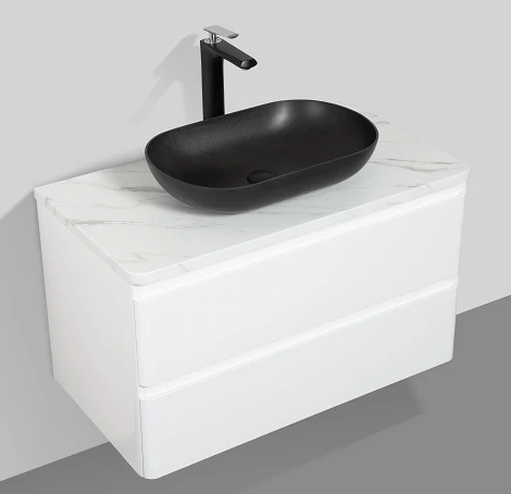 SANTORINI 900mm - DOUBLE DRAWER & TOP & BASIN
