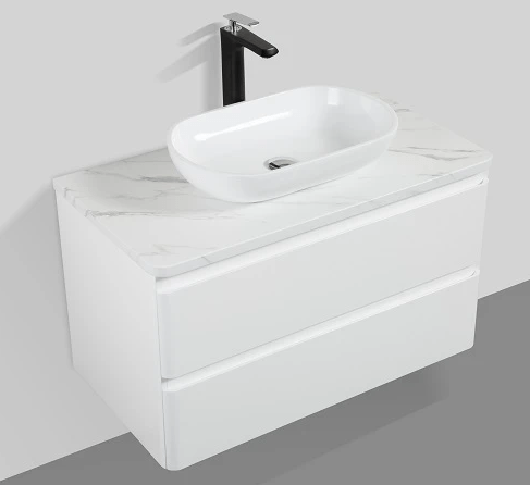 SANTORINI 900mm - DOUBLE DRAWER & TOP & BASIN