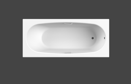 BM11H ARUBA 1700 BATH WHT (WITH HANDLES)