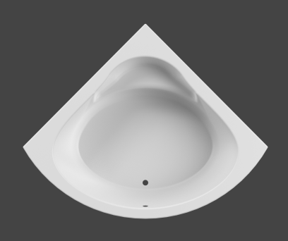 CBM16 BALI 1300 CNR BATH WHT