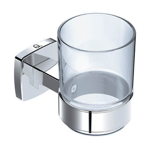 3132 INTEGRITY Glass Tumbler +Holder -CHRM