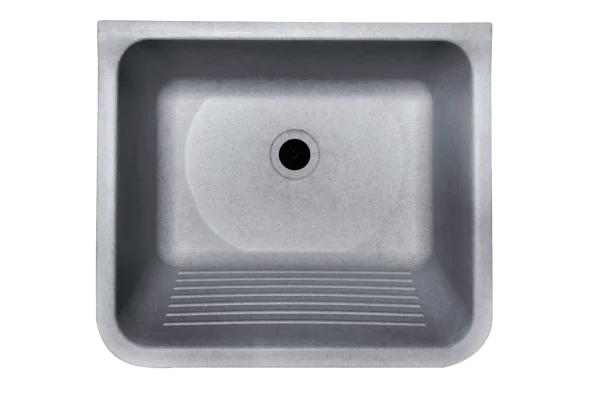 CAM Wash through GREY incl Waste+Bracket 480 x 420 x 430 40lt WSG480