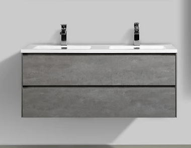 ENZO 1200mm - DOUBLE DRAWER & BASIN CONCRETE