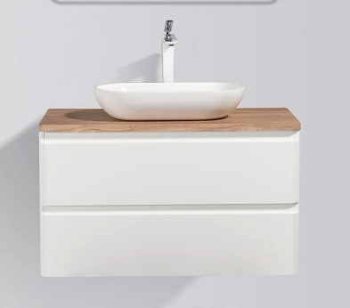 LAZIO 900mm - DOUBLE DRAWER & TOP & BASIN