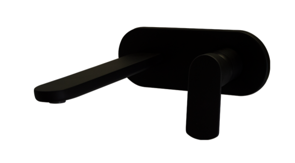 Spring - Black Basin Concealed Mixer with Spout