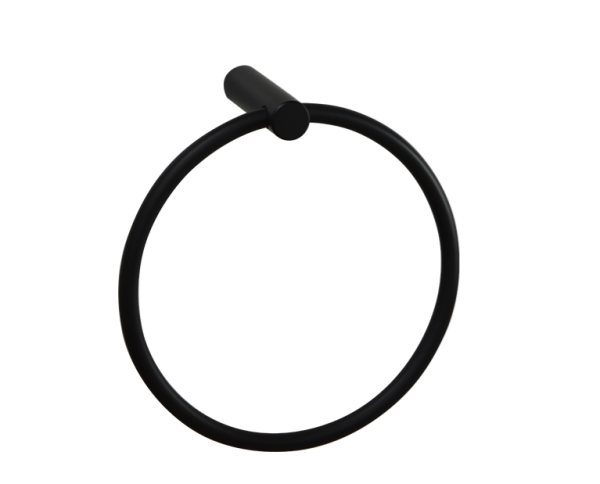 Sage 88 Black SA08840B Towel Ring Black
