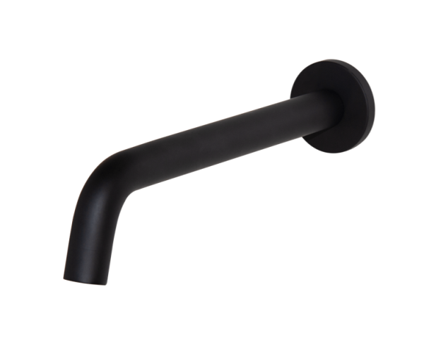 SA10201B Wall Spout 200mm Black