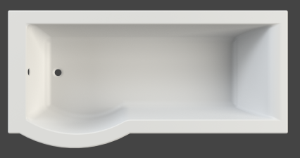 BM48 TOKYO RIGHT HAND SHOWER BATH
